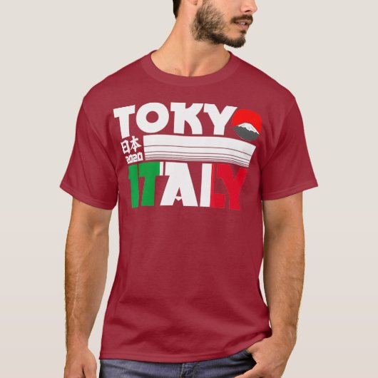 Italië Tokio Wereldspelen 2020 T-shirt (Voorkant)