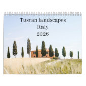 Italië Toscaanse Landschap 2026 Kalender (Hoes)