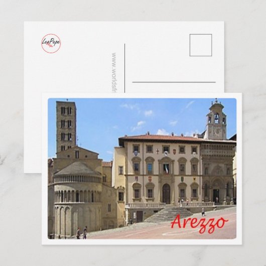 Italië - Toscane - Arezzo - Briefkaart (Voorkant / Achterkant)