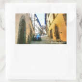 Italië Toscane Cortona. Rechthoekige Sticker (Tas)