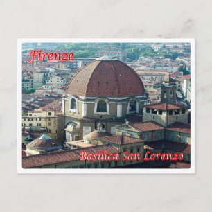 Italië - Toscane - Florence - Basilica San Lorenzo Briefkaart