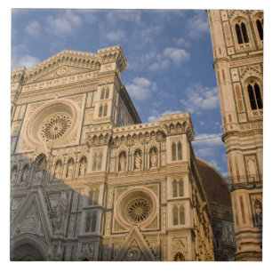 Italië, Toscane, Florence. De Duomo. Tegeltje