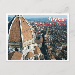 Italië - Toscane - Florence - Giotto's Bel Tower - Briefkaart