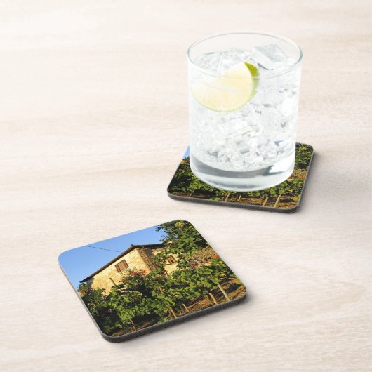 Italië, Toscane, Greve. Late zomerwijkscènes Onderzetter (Rechterzijde)