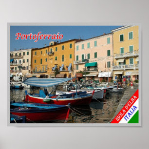 Italië - Toscane - Isola d'Elba - Portoferraio - Poster