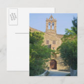 Italië, Toscane, La Foce, Picturesque kerk in Briefkaart (Voorkant / Achterkant)