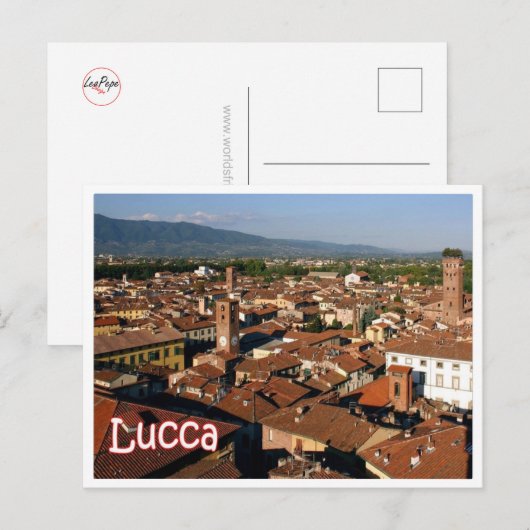 Italië - Toscane - Lucca - Briefkaart (Voorkant / Achterkant)