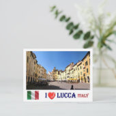 Italië - Toscane - Lucca - I Love - Briefkaart (Staand voorkant)