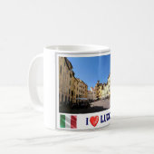 Italië - Toscane - Lucca - I Love - Koffiemok (Voorkant links)