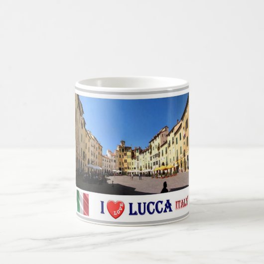 Italië - Toscane - Lucca - I Love - Koffiemok (Center)