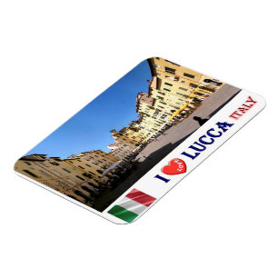 Italië - Toscane - Lucca - I Love - Magneet