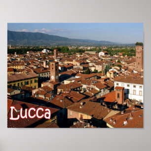 Italië - Toscane - Lucca - Poster