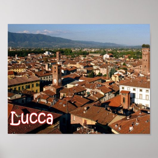 Italië - Toscane - Lucca - Poster (Voorkant)
