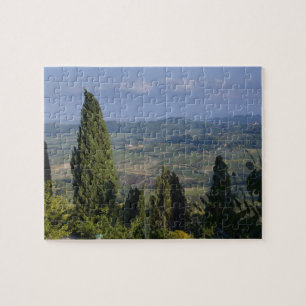 Italië, Toscane, Montepulciano. Uitzicht van de Legpuzzel