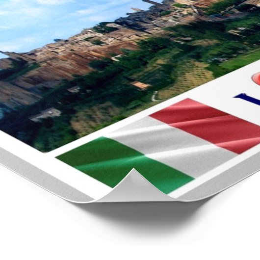 Italië - Toscane - Orvieto - Poster (Hoek)