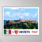Italië - Toscane - Orvieto - Poster (Voorkant)