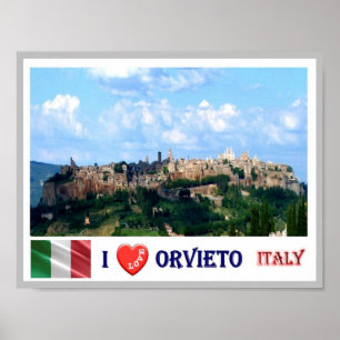 Italië - Toscane - Orvieto - Poster