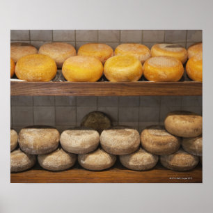 Italië. Toscane. Pienza. 3 Poster