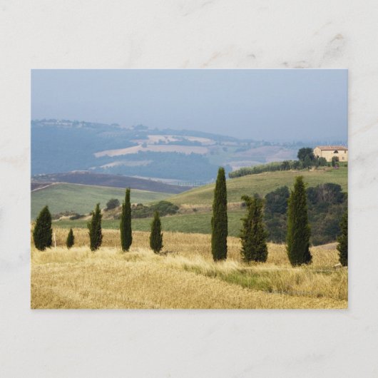 Italië. Toscane. Pienza. Briefkaart (Voorkant)