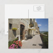 Italië, Toscane, Pienza. Buitengrens Briefkaart (Voorkant / Achterkant)