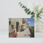 Italië, Toscane, Pienza. Buitengrens Briefkaart (Staand voorkant)