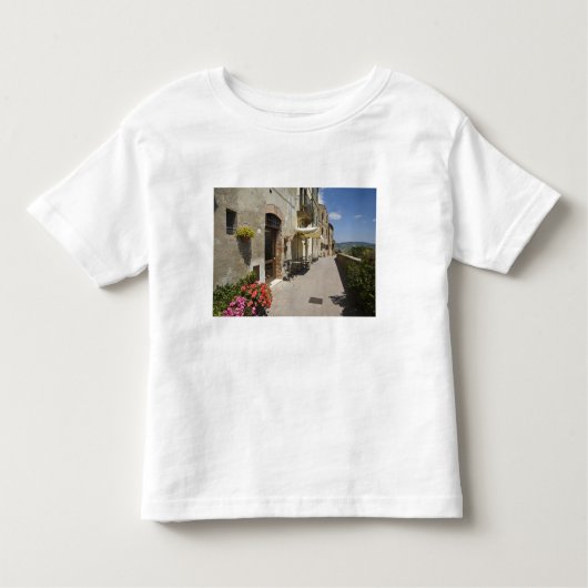 Italië, Toscane, Pienza. Buitengrens Kinder Shirts (Voorkant)