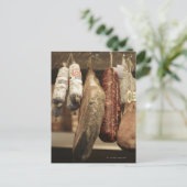 Italië, Toscane, Pienza, selectie van lokale ham e Briefkaart (Staand voorkant)