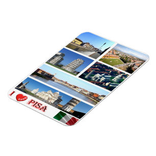 Italië - Toscane - Pisa - I Love - Magneet