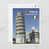 Italië - Toscane - Pisa - Leaning Tower - Briefkaart (Voorkant / Achterkant)