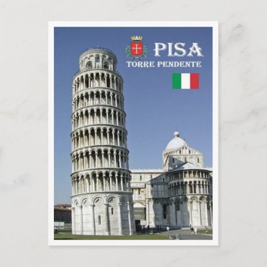 Italië - Toscane - Pisa - Leaning Tower - Briefkaart (Voorkant)