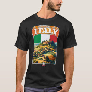 Italië Toscane Platteland Europa T-shirt