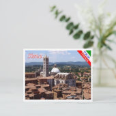 Italië - Toscane - Siena - Briefkaart (Staand voorkant)