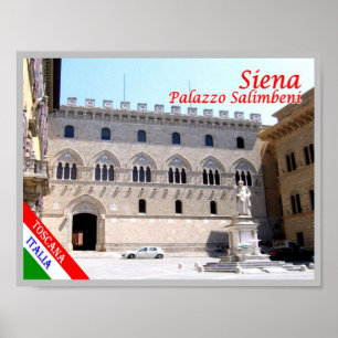 Italië - Toscane - Siena - Palazzo Salimbeni - Poster
