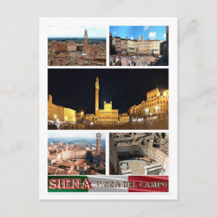 Italië - Toscane - Siena - Piazza Del Campo - Briefkaart