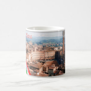Italië - Toscane - Siena - Piazza Del Campo - Koffiemok