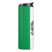 Italië Travel Mug, patriottische Italiaanse vlag Thermosbeker (Gedraaid links)