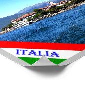 Italië - Trentino Alto Adige Südtirol - Cavalese - Poster (Hoek)