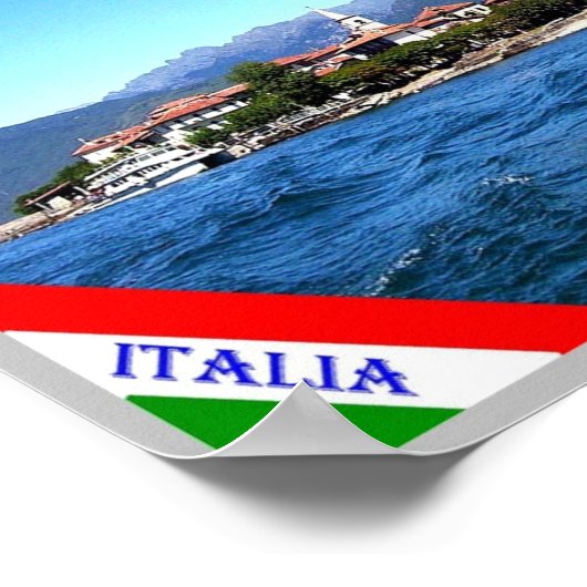 Italië - Trentino Alto Adige Südtirol - Cavalese - Poster (Hoek)