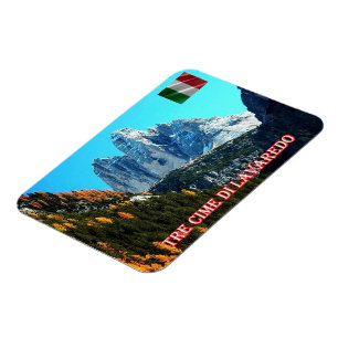 Italië - Trentino Alto Adige Südtirol - Drie pie Magneet