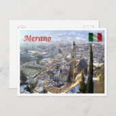 Italië - Trentino Alto Adige Südtirol - Merano - Briefkaart (Voorkant / Achterkant)