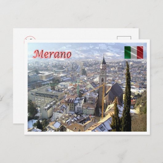 Italië - Trentino Alto Adige Südtirol - Merano - Briefkaart (Voorkant / Achterkant)