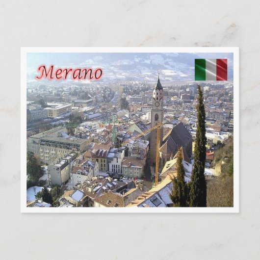 Italië - Trentino Alto Adige Südtirol - Merano - Briefkaart (Voorkant)