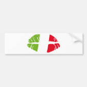italië trikolore bumpersticker (Voorkant)