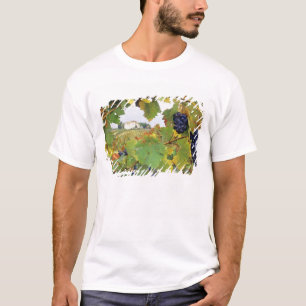 Italië, Tuscany boerderij bekeken door T-shirt