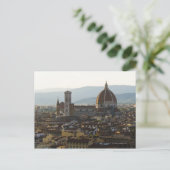 Italië, Uitzicht van Florence met Basilica Di Feestdagenkaart (Staand voorkant)