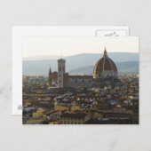 Italië, Uitzicht van Florence met Basilica Di Feestdagenkaart (Voorkant / Achterkant)