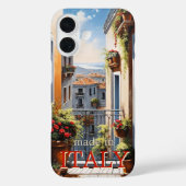 Italië Uitzicht vanaf een Italiaans balkon Case-Mate iPhone Case (Achterkant)