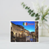 Italië - Umbria - Assisi - Town Hall Square - Briefkaart (Staand voorkant)