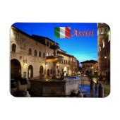 Italië - Umbria - Assisi - Town Hall Square - Magneet (Horizontaal)
