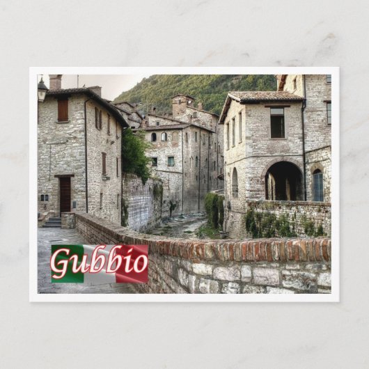Italië - Umbria - district Gubbio - San Martino - Briefkaart (Voorkant)